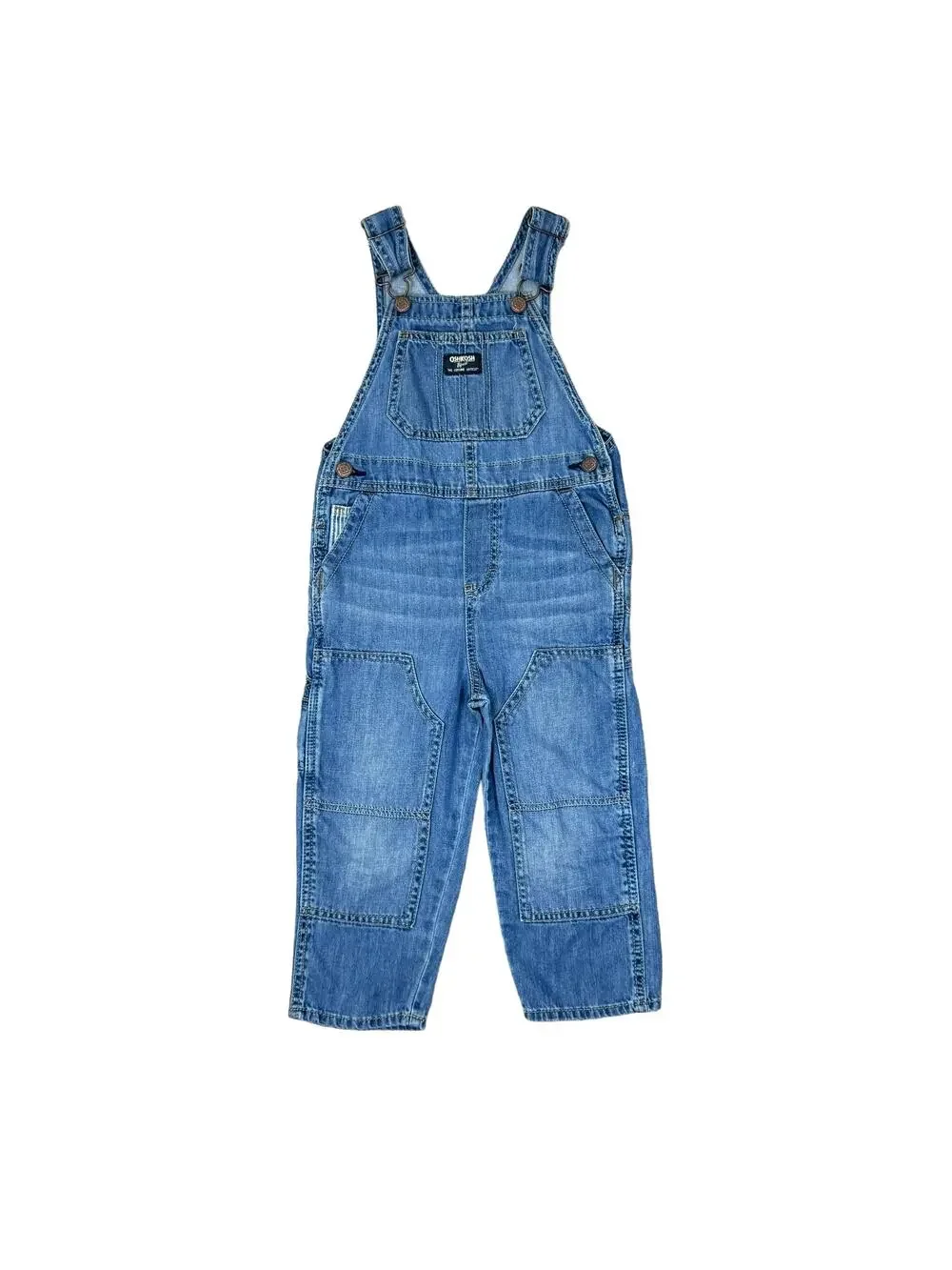 OshKosh B'gosh Unisex Toddler Classic 100% Cotton Denim Jean Pant Overalls